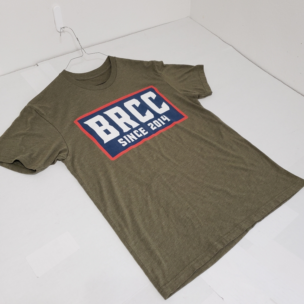 Black Rifle Coffee Company crewneck T-Shirt Men's medium olive green - Picture 6 of 7